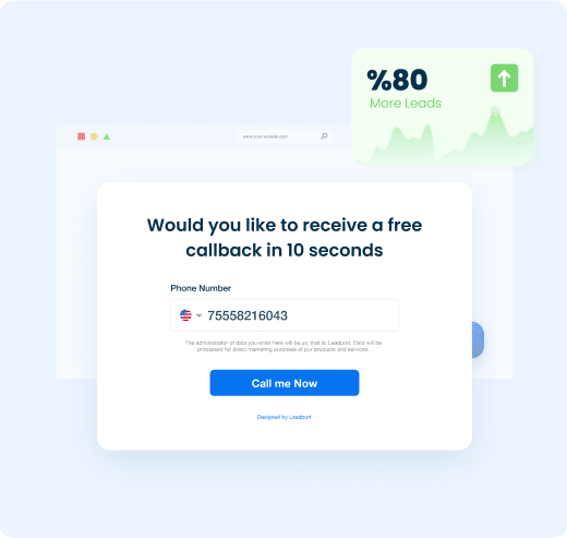 Customizable Leadport Form Widget with instant callback