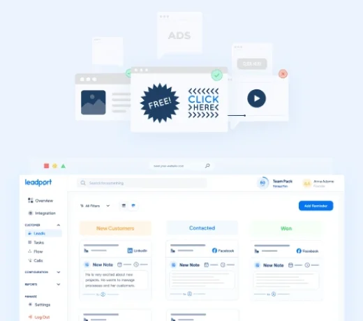 With all captured leads in one platform, Leadport helps you organize, track, and act on every opportunity efficiently.